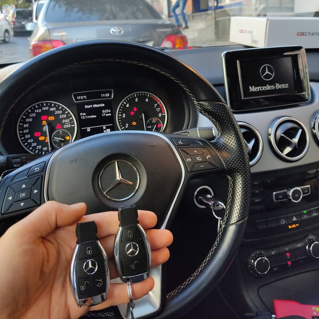 2013 Mercedes B200 Oto Çilingir ve Oto Yedek Anahtar Yapımı