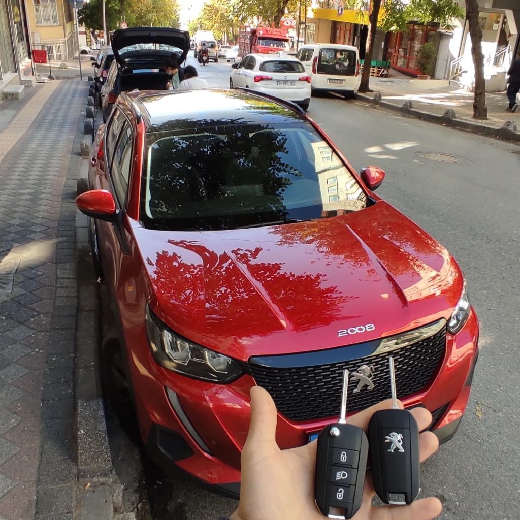 Peugeot 2008 Orijinal Yedek Anahtar Yapımı